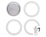 Stove-top espresso makers silicone gaskets & filter